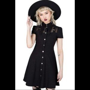 NWOT Killstar Jovana Collar & Ring Dress